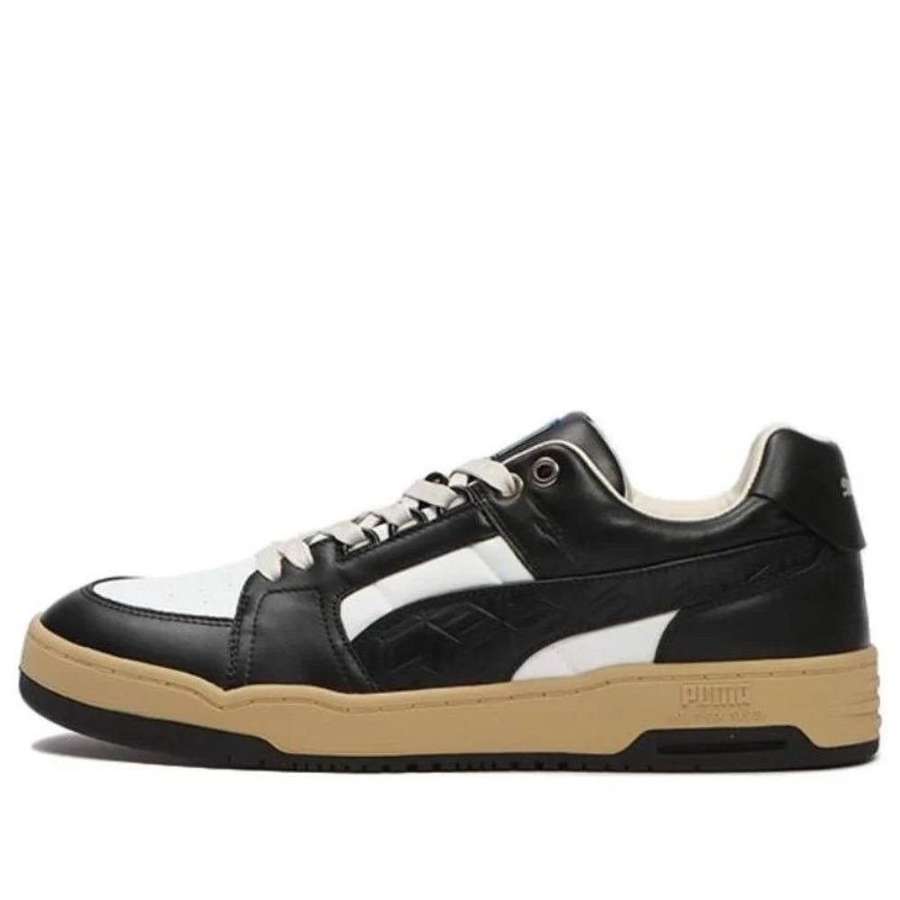 Mens Size 7.5 - Puma Slipstream Lo Court X MCM White-Black Shoes Sneakers NEW